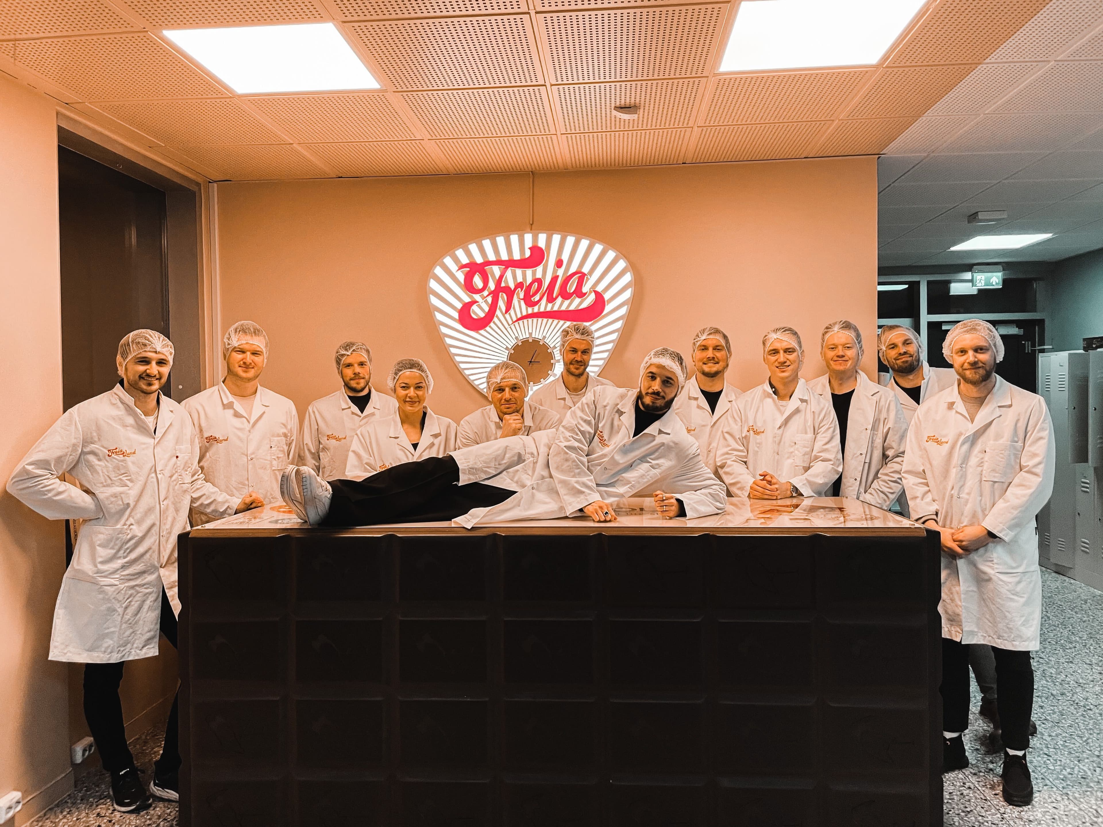 Kollegaer på Freiafabrikken