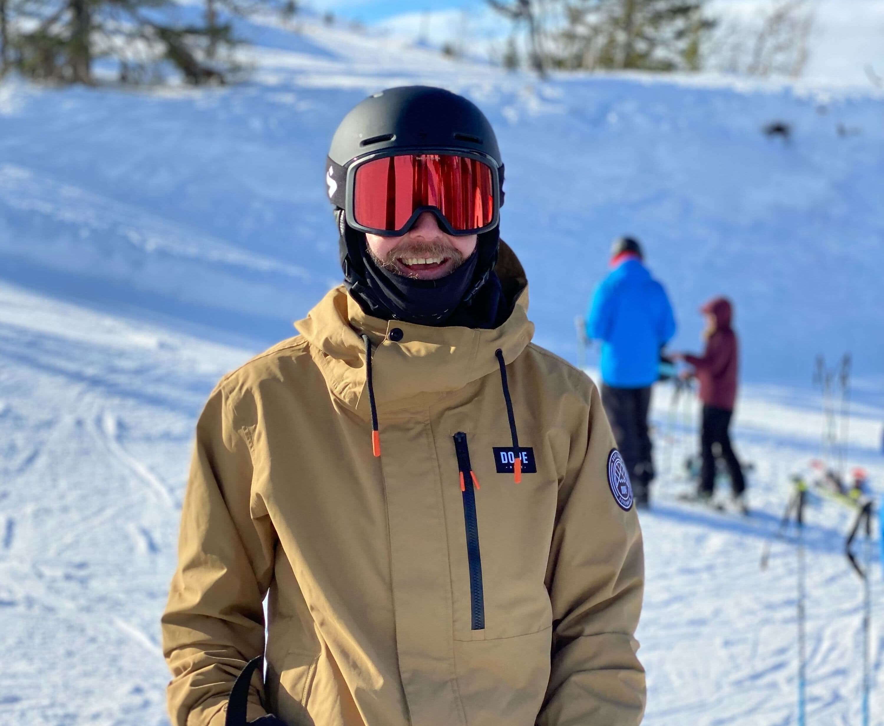 Kollegaer på alpinski