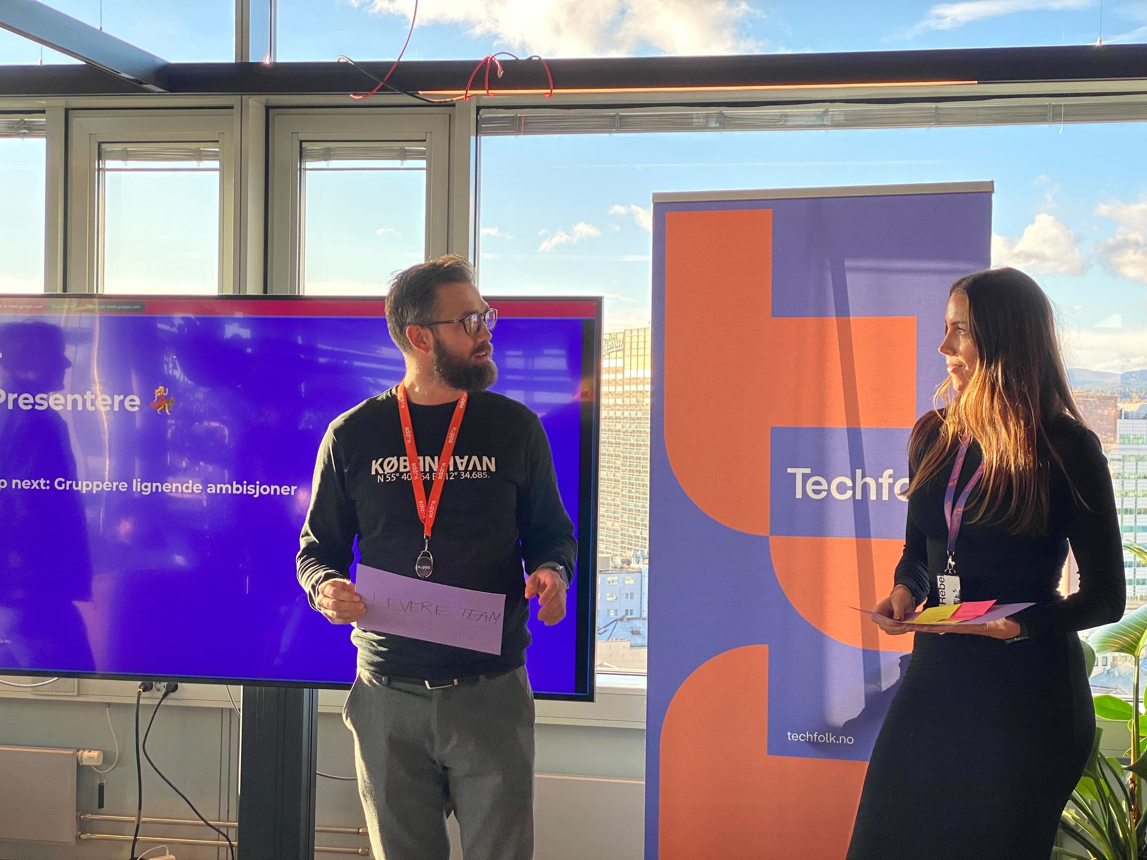 Kollegaer på interntalk